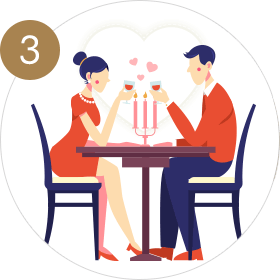 On the day of the date