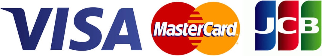 VISA、JCB、MasterCard